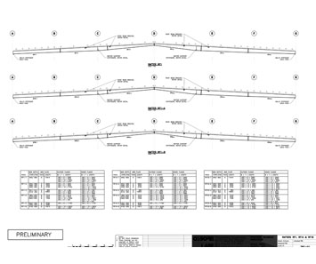 Fabricated Rafter Elevations