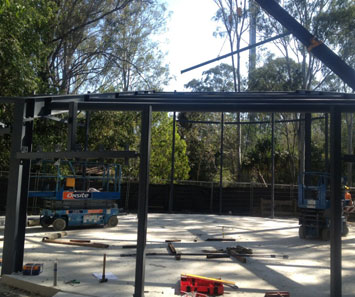 Frame During Construction