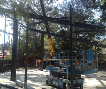 Frame During Construction