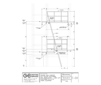 Platform Installation Drawing